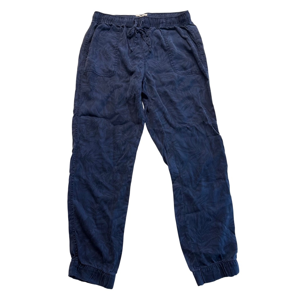 C&C California Jogger Pants Womens Medium Navy Blue Excellent Tropical Lyocell